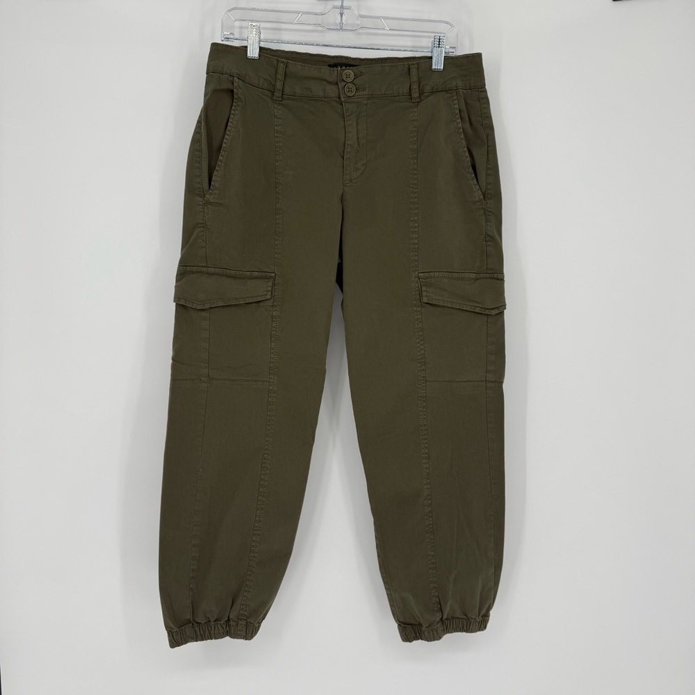 Sanctuary Rebel Cargo‎ Pants in Hiker Green Size 29 Casual Grunge Techwear - Picture 3 of 12